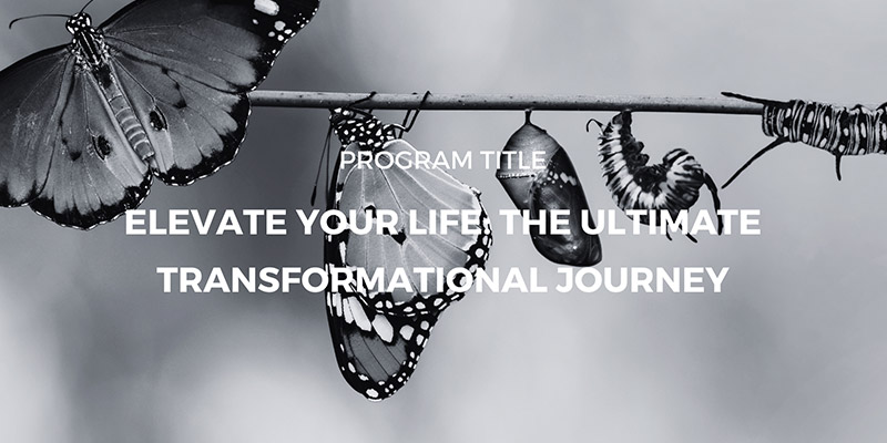 Elevate Your Life: The Ultimate Transformational Journey